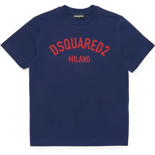 Logo Crew-neck Jersey T-shirt - Dsquared2 - Modalova