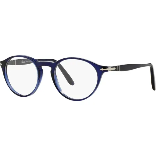Stilvolle Brillengestelle in Cobalto Farbe , unisex, Größe: 48 MM - Persol - Modalova