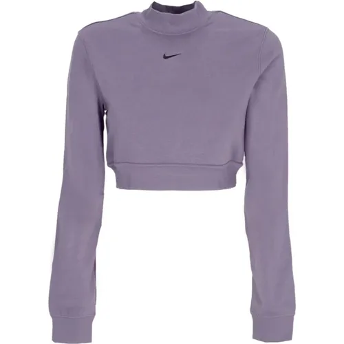 Leichter Rollkragen-Sweatshirt Chill French Terry , Damen, Größe: S - Nike - Modalova