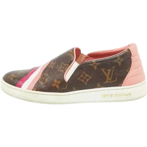 Pre-owned Canvas sneakers , female, Sizes: 3 1/2 UK - Louis Vuitton Vintage - Modalova