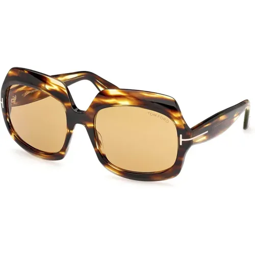 REN Sonnenbrille für Frauen , unisex, Größe: 60 MM - Tom Ford - Modalova
