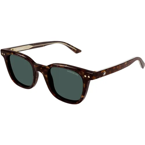 Sonnenbrille,Schwarze Sonnenbrille,Sunglasses - Montblanc - Modalova