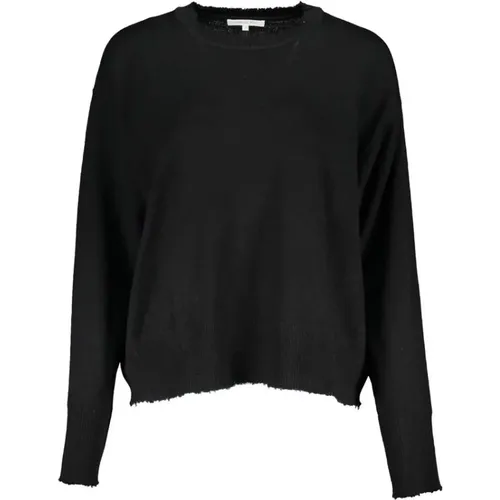 Eleganter Langarm-Pullover mit Rundhalsausschnitt , Damen, Größe: XS - PATRIZIA PEPE - Modalova