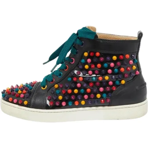 Pre-owned Leder sneakers , Damen, Größe: 38 EU - Christian Louboutin Pre-owned - Modalova