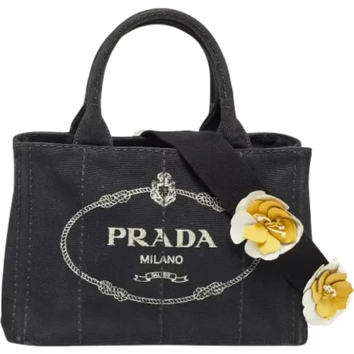 Pre-owned Canvas totes , female, Sizes: ONE SIZE - Prada Vintage - Modalova