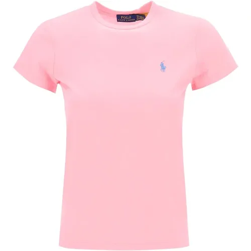 Light cotton t-shirt , female, Sizes: XL - Polo Ralph Lauren - Modalova