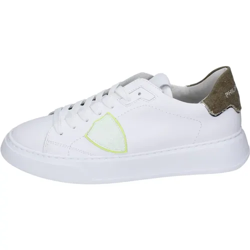 Leather Men's Sneakers Stylish Shoes , male, Sizes: 11 UK, 6 UK, 8 UK, 9 UK - Philippe Model - Modalova