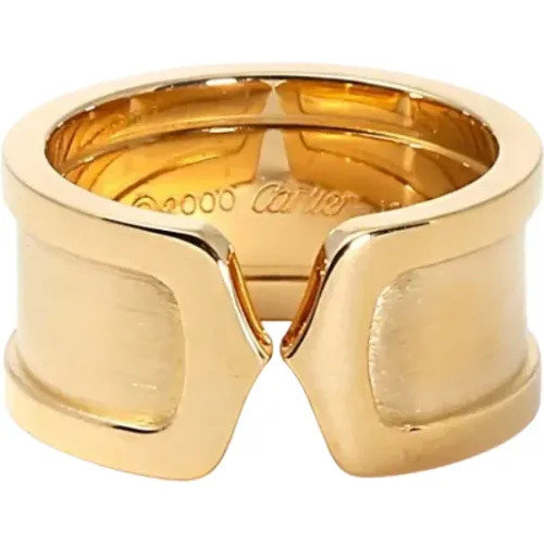 Pre-owned Gold rings , female, Sizes: ONE SIZE - Cartier Vintage - Modalova