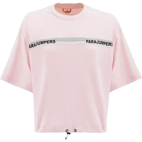 Cropped T-Shirt , female, Sizes: XS - Parajumpers - Modalova