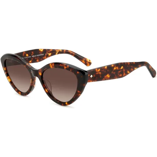 Juni/G/S Sunglasses in Havana/Brown Shaded,JUNI/G/S Sunglasses - Kate Spade - Modalova