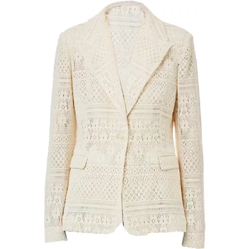 Lace Blazer Jacket , female, Sizes: M, S - Liu Jo - Modalova