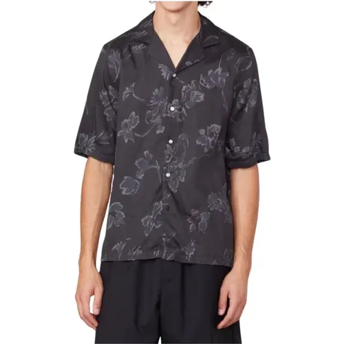 Short Sleeve Floral Shirt , male, Sizes: XL, L - Officine Générale - Modalova