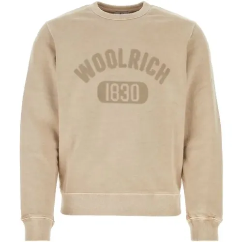 Crewneck Sweatshirt , male, Sizes: L - Woolrich - Modalova