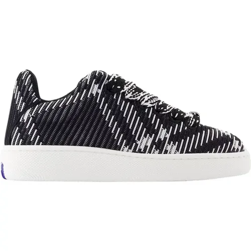 LF Box Knit Sneakers - Synthetic - , female, Sizes: 2 UK, 8 UK, 5 UK, 3 UK, 6 UK, 4 UK, 9 UK, 7 UK - Burberry - Modalova