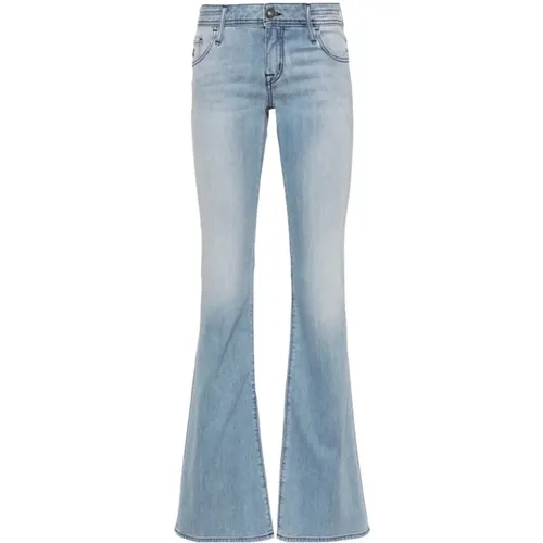Jeans mit gesticktem Logo , Damen, Größe: W32 - Jacob Cohën - Modalova