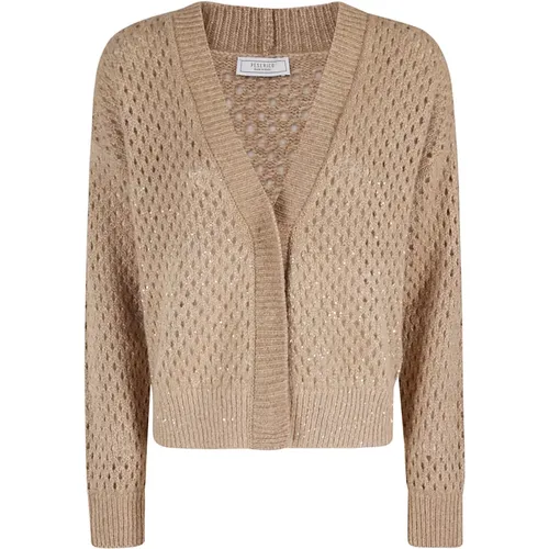 Stylischer Strickpullover , Damen, Größe: XS - PESERICO - Modalova