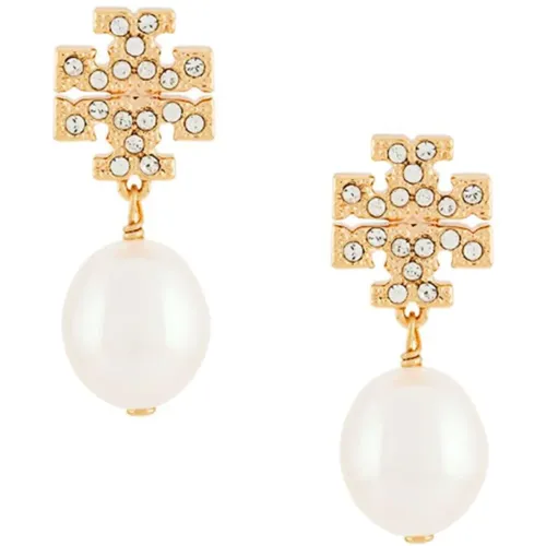 Elegant Crystal Pendant Earrings , female, Sizes: ONE SIZE - TORY BURCH - Modalova