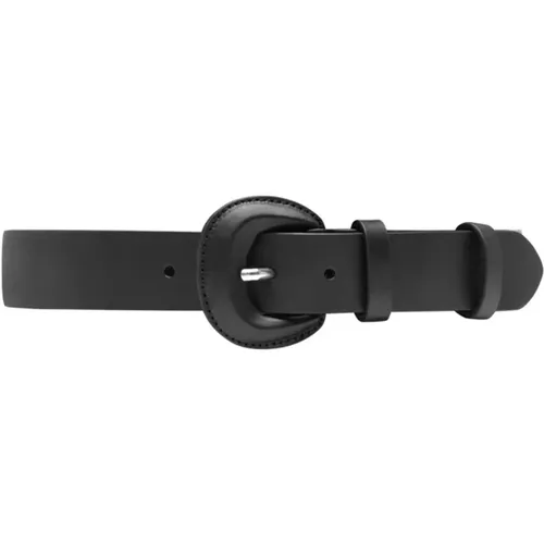 Leather Belt 15166 , female, Sizes: 85 CM - Depeche - Modalova