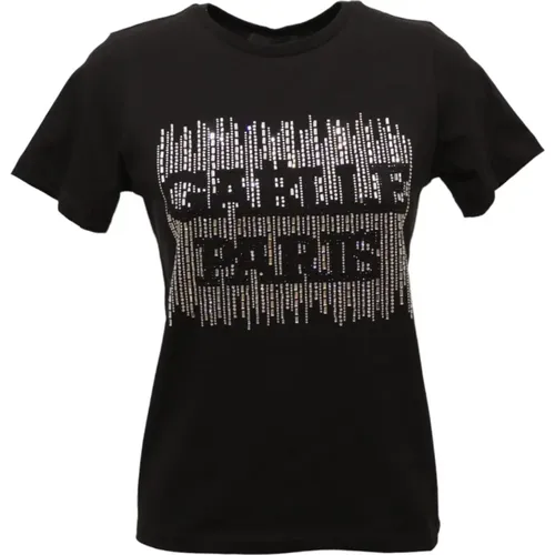 Kurzarm T-Shirt , Damen, Größe: M - Gaëlle Paris - Modalova