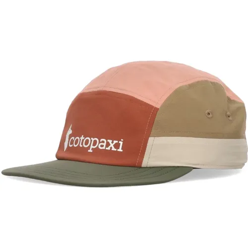 Flat Visor 5-Panel Camper Cap , male, Sizes: ONE SIZE - Cotopaxi - Modalova