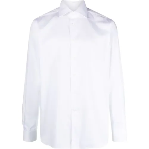 Cotton dress shirt , male, Sizes: 4XL, 2XL, XL, 3XL, L - Corneliani - Modalova