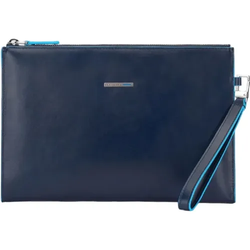 Slim iPad Mini Pouch with Glasses Pocket , male, Sizes: ONE SIZE - Piquadro - Modalova