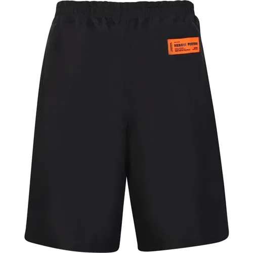 Schwarze Elastische Shorts Ss23 , Herren, Größe: XS - Heron Preston - Modalova