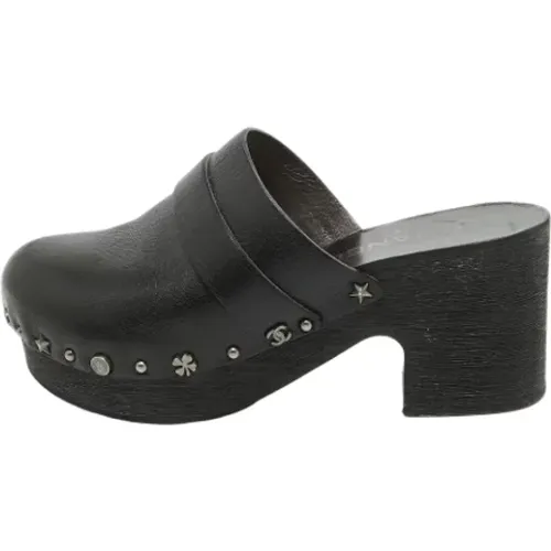 Pre-owned Leather sandals , female, Sizes: 4 UK - Chanel Vintage - Modalova