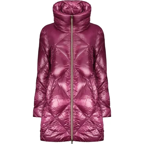 Glänzende Daunenjacke mit Gänsedaunen , Damen, Größe: 2XS - Herno - Modalova