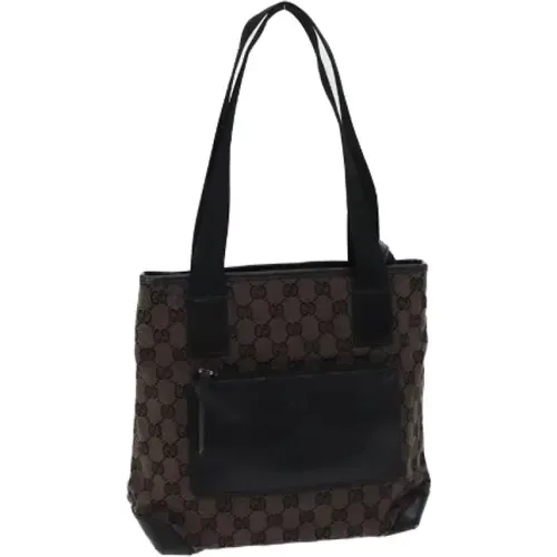 Pre-owned Canvas gucci-bags , female, Sizes: ONE SIZE - Gucci Vintage - Modalova