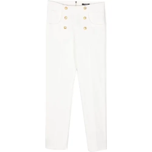 Mädchenbekleidung Hose Weiß Aw23 - Balmain - Modalova