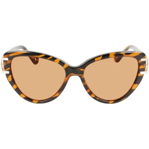 Cat Eye Sonnenbrille mit Azetatrahmen , Damen, Größe: ONE Size - Lanvin - Modalova