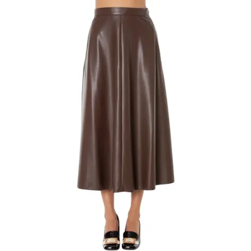 Mid-Length Jersey Skirt , female, Sizes: 2XS, XS - Max Mara Weekend - Modalova