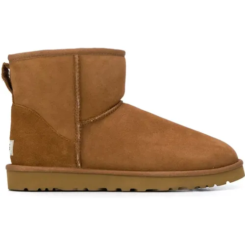 Klassische Mini Chestnut Herrenstiefel , Herren, Größe: 42 EU - Ugg - Modalova