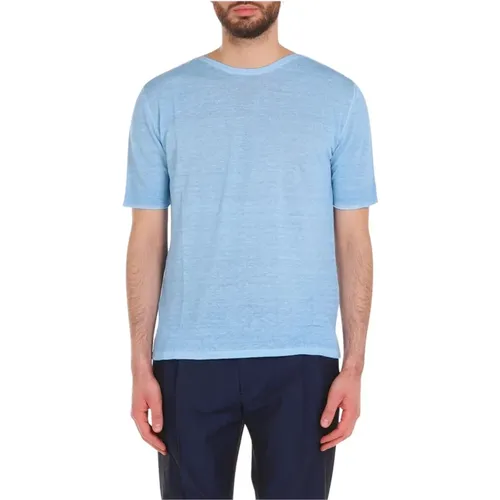 Boateckline t-shirt , male, Sizes: XL - Roberto Collina - Modalova