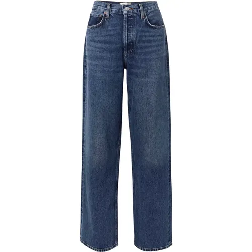 Lässige Baggy Jeans , Damen, Größe: W28 - Agolde - Modalova