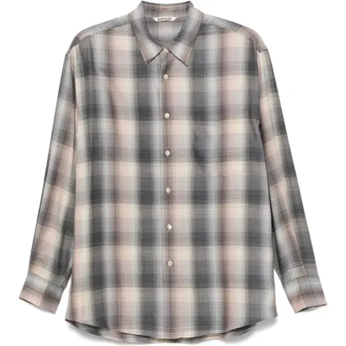 Stylish Shirts Collection , male, Sizes: XL - Auralee - Modalova