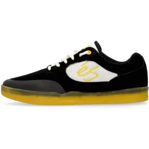 Chomponkicks Swift Skate Schuhe Schwarz/Weiß/Gelb , Herren, Größe: 42 1/2 EU - ES - Modalova
