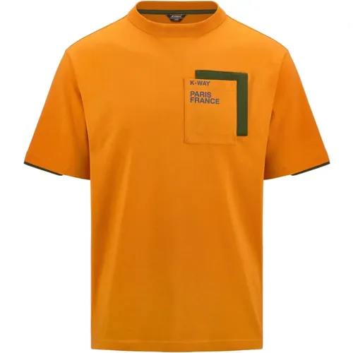 T-Shirts , Herren, Größe: XL - K-way - Modalova