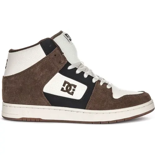 Tan Hi-Top Sneakers for Men , male, Sizes: 7 UK, 10 UK, 6 1/2 UK, 10 1/2 UK, 11 UK, 9 UK, 8 UK - DC Shoes - Modalova