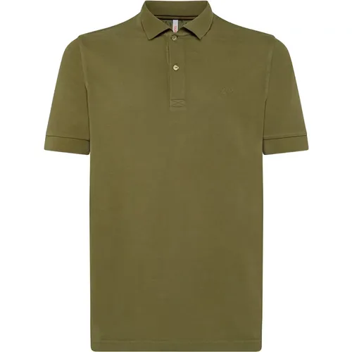 Klassisches Polo Shirt , Herren, Größe: XL - Sun68 - Modalova