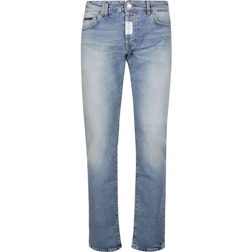 Super Straight Jeans , male, Sizes: W33, W31 - Philipp Plein - Modalova