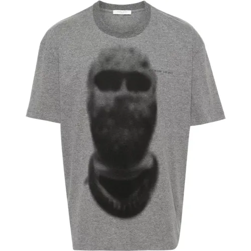 Grey Logo Print T-shirt , male, Sizes: S - IH NOM UH NIT - Modalova