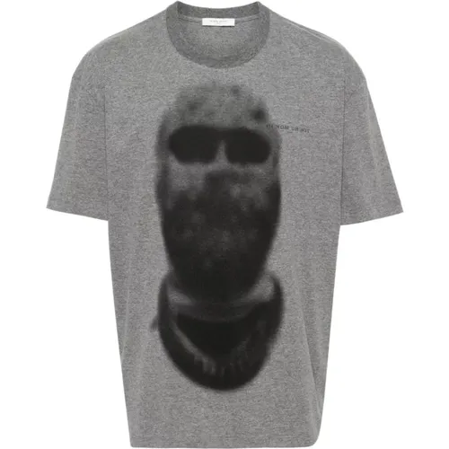 Grey Logo Print T-shirt , male, Sizes: XL, S - IH NOM UH NIT - Modalova