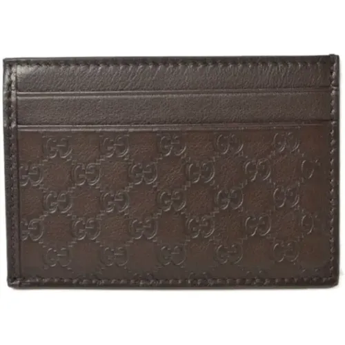 Pre-owned Leather wallets , female, Sizes: ONE SIZE - Gucci Vintage - Modalova