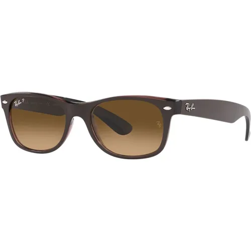 Quadratische polarisierte Sonnenbrille braunes Verlauf , unisex, Größe: 55 MM - Ray-Ban - Modalova