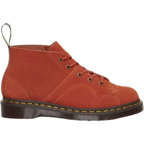 Suede Monkey Boots Rust Tan , Herren, Größe: 42 EU - Dr. Martens - Modalova