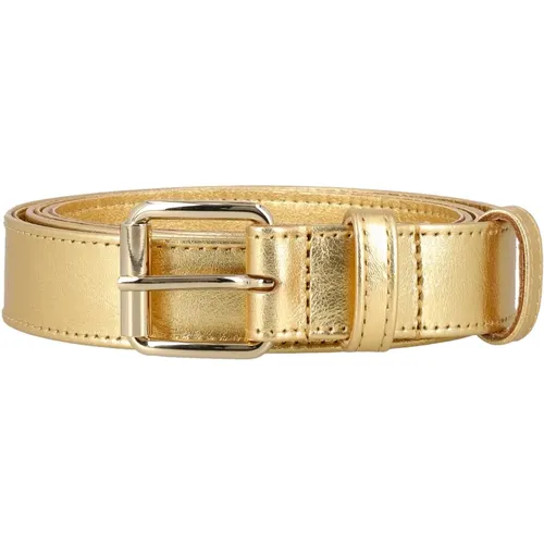Gold Leather Belt Accessories , unisex, Sizes: S, M - Comme des Garçons - Modalova