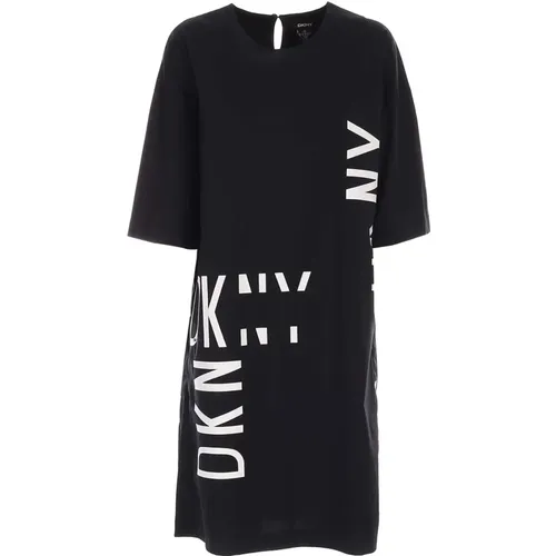 Logo Dress , female, Sizes: S, M - DKNY - Modalova