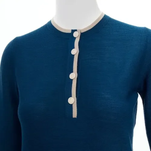Pre-owned Wool tops , female, Sizes: XS - Hermès Vintage - Modalova
